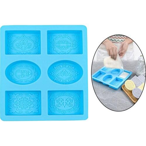 Silicone Candle Making Mold Ice Cube Candy Chocolate Cookie Cupcake Soap Bar Moulds DIY Fondant Baking Cake Decorating Tools