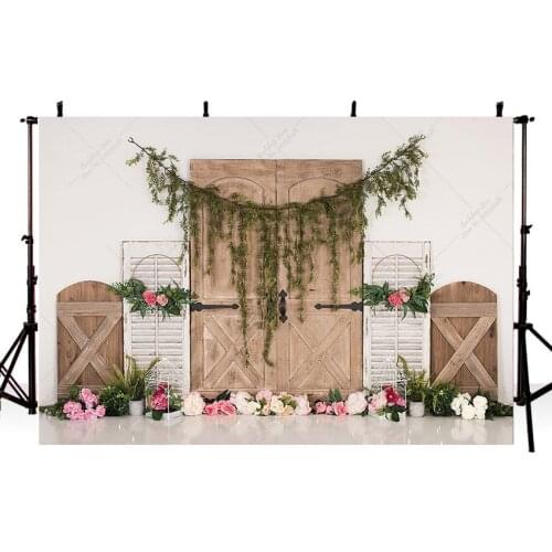 AvezanoSping Retro Photography Background Flower Fabric Baby Shower Birthday Party Newborn Adult Portrait Backdrops Photo Studio