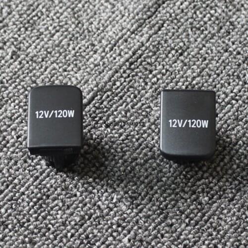 1pc Car Cigarette Lighter Base Cover Power Socket Cap for Toyota Prado 2010-17 LC150