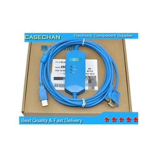 1pcs plc programming cable download cable USB-1747-CP3 for Rockwell AB / usb to rs232 adapter for AB 1000/1200/1500 slc-03/04/05