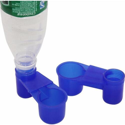 50 Products Bird equipment Bird Cage Accessories Blue Drinking cup Bird feeding trough Water bowl
