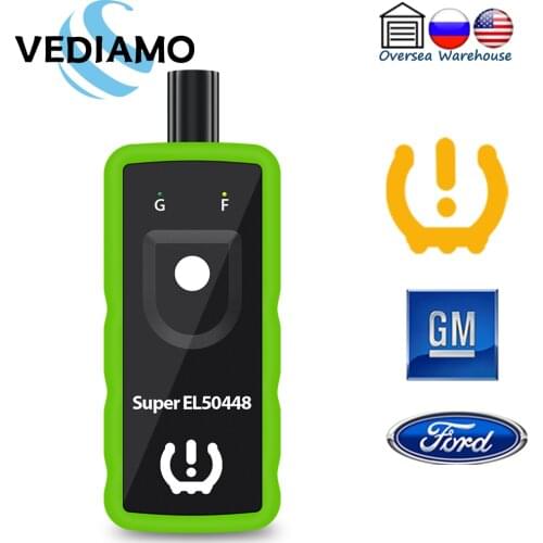 Car TPMS Relearn Tire Pressure Monitor Sensor Reset Tool 2 in 1 for GM and Ford Series Vehicles 2021 Edition