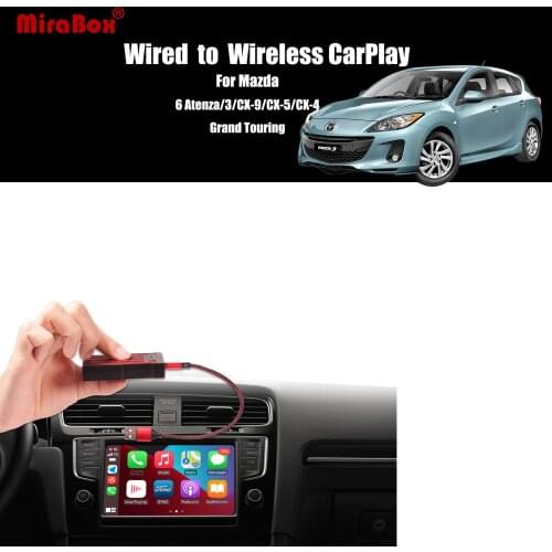 MiraBox Wireless Apple Carplay USB Dongle CarPlay USB Adapter for MAZDA 3/6 Atenza/CX-4/CX-5/CX