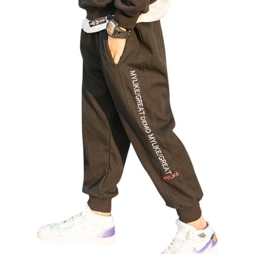 Pants For Girls Letter Pattern Kids Girls Pants Casual Style Sport Pants Kids Spring Autumn Kids Clothes 6 8 10 12 14