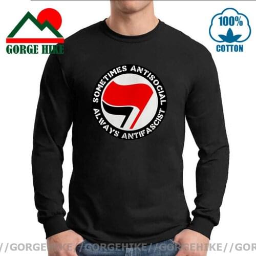 Fighting Against Racism Sexism Homophobia & Every Other Form Of Oppression Tshirt Antifa Tee Camisetas Proud Antifascist T Shirt