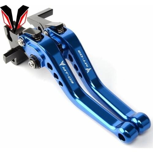 Motorcycle Levers For Yamaha MT03 MT 03 2015+ 2018 2019 2020 2021 Short Adjustable High Quality Brake Clutch Levers