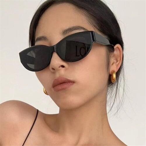 2021 New Retro Oval Frame Sunglasses Fashion Small Frame Sun Glasses UV400 Protection Eyewear For Women And Men Tinted Glasses