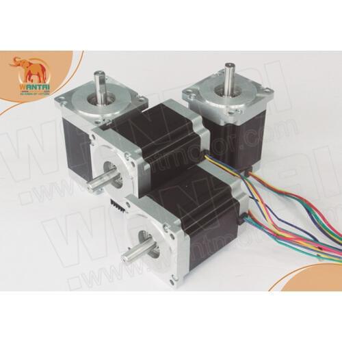 Great Motor! Wantai 4PCS Nema34 Stepper Motor 85BYGH450D-008 1090oz-in 99mm 5.6A CE ISO ROHS CNC Laser Engraver Kit Router