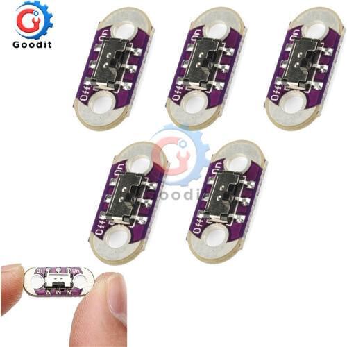5pcs New LilyPad Slide Switch AYZ0202 for Arduino Diy Kit LilyPad Slide Switch