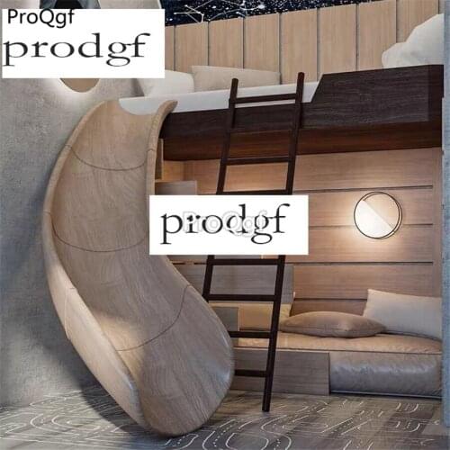 Prodgf 1Pcs A Set Castle Princess up down Children Bedroom Bed