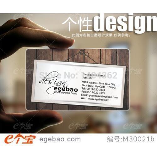 Design your own business cards visit card transparent waterproof stronger PVC Business Card printing custom cards