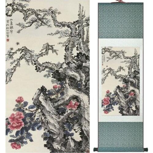 Birds and flowers painting home office decoration painting living room painting No.033101