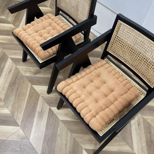 Creative biscuit cushion cute soft home office student dormitory tatami cushion waist thick butt cushion