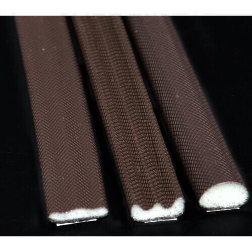 High Resilience PE Wrap PU Foam Adhesive Sealing Strip Door Window Seals Gasket 11mm x 2mm 9mm x 4mm 9 x 6mm 6m White Brown Gray