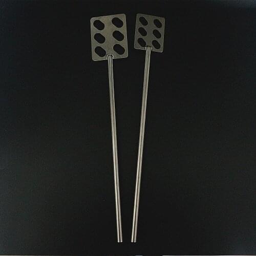 1pcs lab stainless steel square type blade plate paddle with leaf-width 40mm 50mm 60mm 80mm, impeller stirring blade with rod