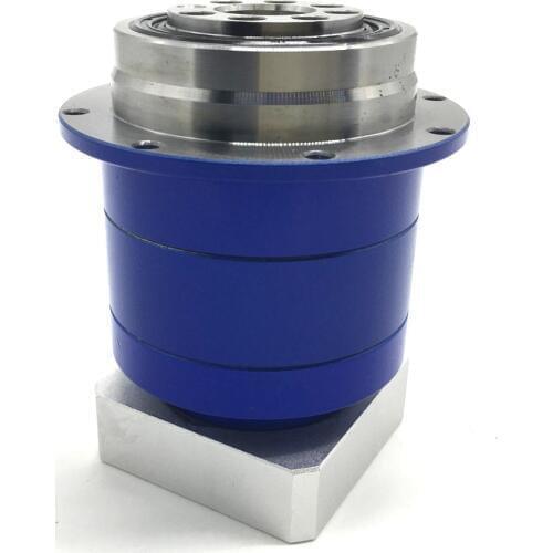 100:1 Flange Output Helical Gear Reducer 5Arcmin 6000rpm 19mm Input 60Nm Planetary Gearbox for 750W Servo Motor 80mm 90mm