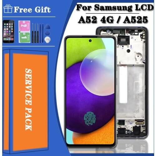 6.5" Original For Samsung Galaxy A52 4G A525 LCD Touch Screen Digitizer Assembly For Samsung A525F A525M A525F/DS A525M/DS lcd