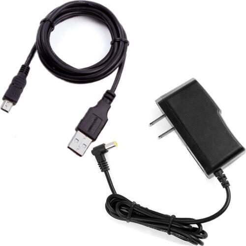 AC/DC Power Charger Adapter + USB Cord for JVC Everio GZ-EX310/AU/S GZ-EX310BU/S