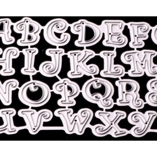 Alphabet Metal Cutting Dies DIY Cards Scrapbooking/Photo Album Decor