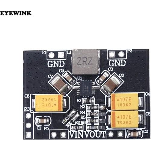 TPS63020 Power Supply Module Low Ripple Automatic Step Up Step Down Buck-boost Board Module 2.5V 3.3V 4.2V 5V Lithium Battery