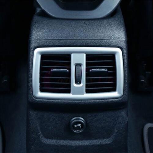 Car Chrome Rear Air Conditioning Vent Outlet Protective Trim Cover Sticker for BMW X1 F48 2016 2017 Car Styling
