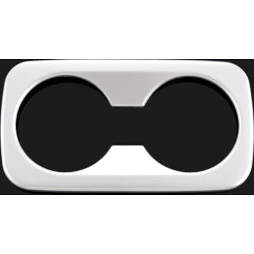 Car Styling Rear Seat Water Cup Holder Interior Decoration Trim Covers For Kia Sportage QL KX5 2016 2017 Auto ABS Accessories