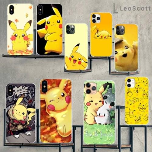 Cartoon cute design-Pikachus Phone Case For iphone 12 5 5s 5c se 6 6s 7 8 plus x xs xr 11 pro max mini