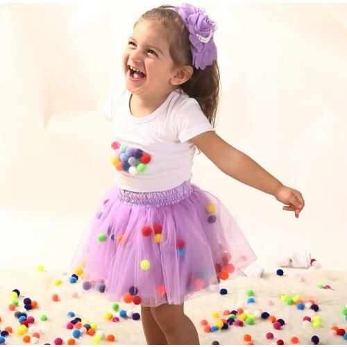 Kids Girls Tulle Skirt Baby Girls Tutu Mini Skirt Children Clothes Pettiskirt Princess Ballet Skirt Fashion Girl Clothing Party
