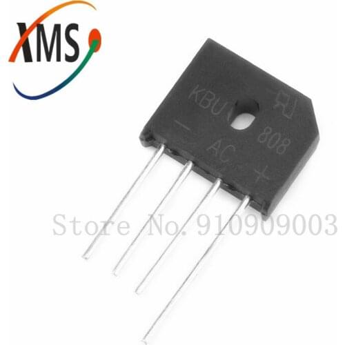 5PCS KBU808 KBU-810 8A 800V diode bridge rectifier new and original IC