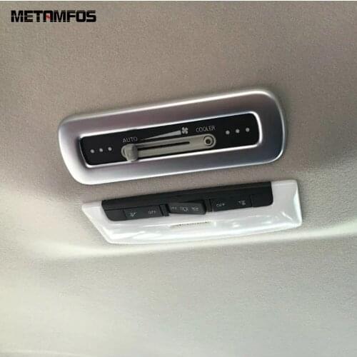 For Nissan Serena 2016-2018 2019 Matte Rear Roof Air Conditioner Switch Cover Trim Decoration Interior Accessories Car Styling