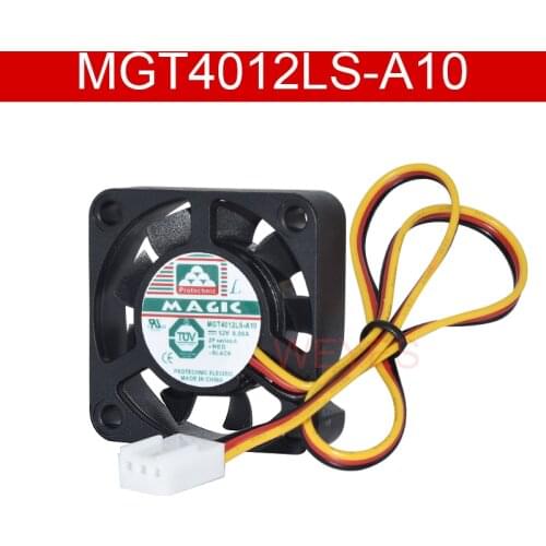 FOR Protechnic MGT4012LS-A10 DC12V 0.08A 4010 4CM 40MM 40X40X10MM 3pin Cooling Fan