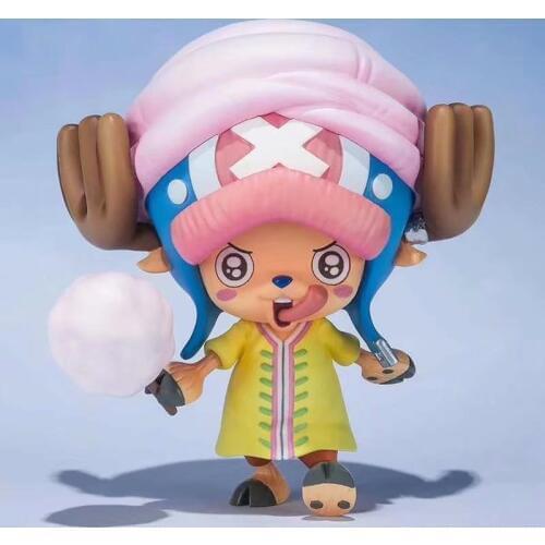 NEW hot 6cm One Piece Tony Tony Chopper cotton candy Action figure toys doll Christmas gift with box
