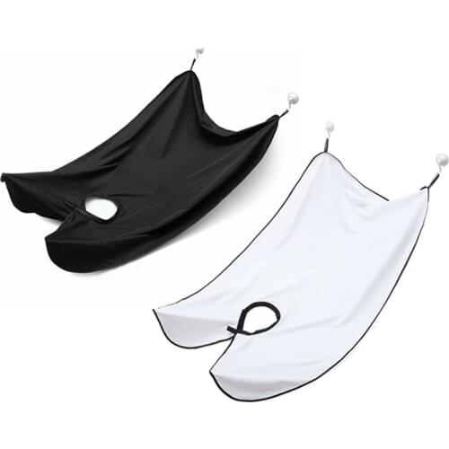 130cmx82cm Apron Hair Shave Apron For Man Waterproof Cloth Household Cleaning Protector Man Bathroom Apron Cape Black Beard