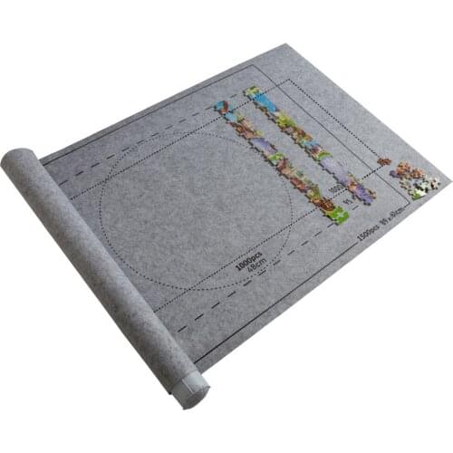 26x46 Inch Puzzle Game Jigsaw Storage Mat Roll Up Puzzle Game Assembling For Up To Educational Toy 1500 Pcs For Childrens Gift