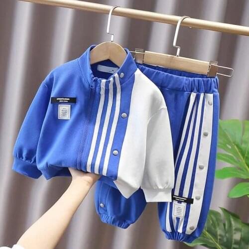 2021 Spring Autumn teenage Boys Girls jacket + Pants 2pcs Clothing Set fall sport clothes for kids girls outfit 2-14 years