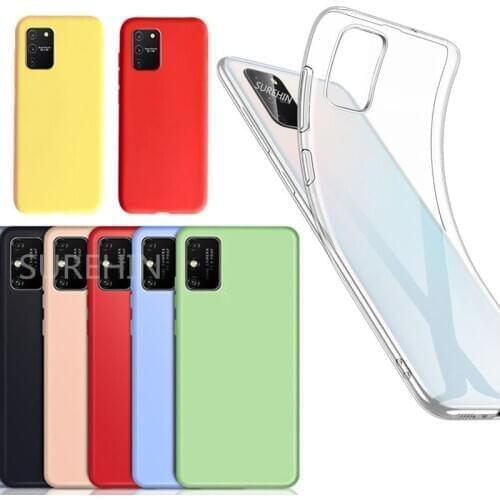 Soft Case For Samsung Galaxy A02S Cover Transparent Green Black Coque Yellow Purple Silicone Cover For Samsung Galaxy A02S Case