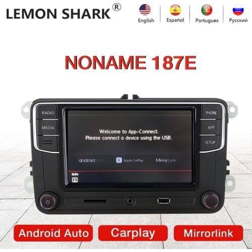 LEMON SHARK RCD330 187E Android Auto Car Radio Carplay MirrorLink Multimedia Navigate for VW Golf 5 6 Jetta MK6 CC Tiguan Passat