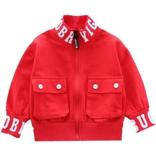 New Spring Autumn Fashion Children Normal Clothes Baby Boys Girls Cotton Jacket Infant Cotton Clothing Toddler Casual Sportswear