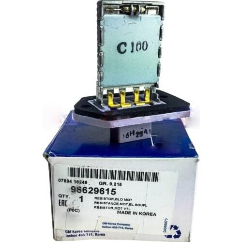 OEM 96629615 For Chevrolet Holden Captiva CG CG5 CG7 Heater Fan Blower Motor Speed Resistor