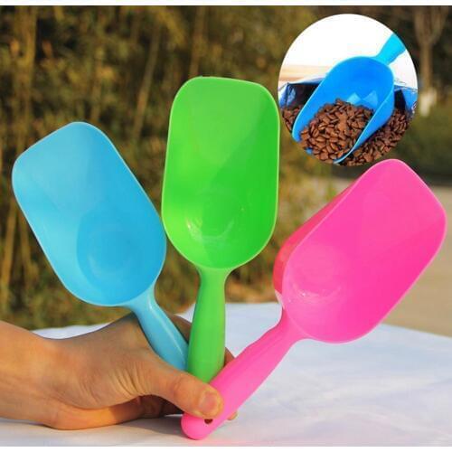 Portable Pet Dog Puppy Cats Bird Ferret Rabbit Food Feeder Scoop Shovel Spade Dishes Tool Pet Products