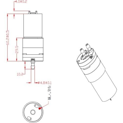 DC12V Micro 0.4-0.7L/ Min Diaphragm Pump Self-Priming Water Suction Pump #3