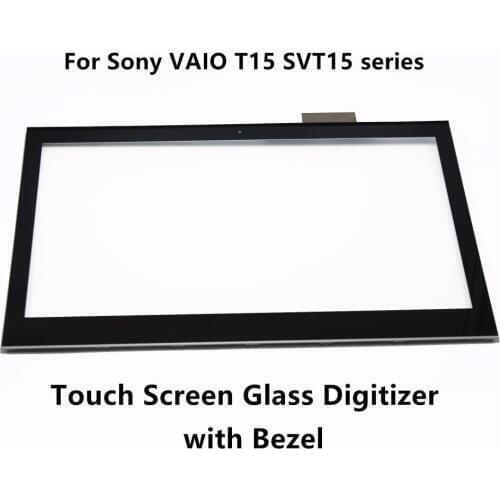 Touch Screen Digitizer LCD Display Assembly + Bezel For Sony VAIO T15 SVT15 series SVT1511M1R SVT151A11M SVT15117CXS SVT15117CDS