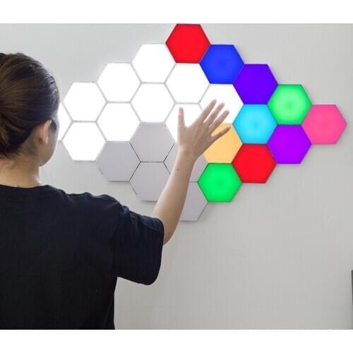 Modern LED Night Lamp for Home Quantum Lamp Modular Sensitive Touch Light Helios Lighting Bedroom Deco Lamps LED Magnetic Lights