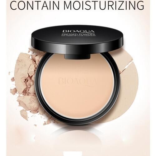 Face Setting Pressed Powder Makeup Matte Concealer Oil-control Foundation Contour Facial Mineral Compact Powder Cosmetic T0812