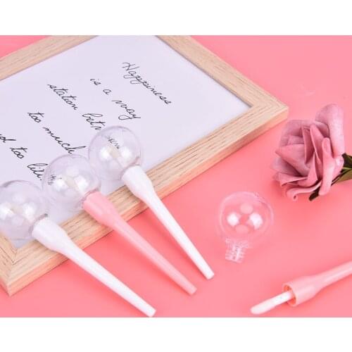 1/5/10pcs 8ML Lipgloss Tube Lipstick Lollipop Empty Lip Gloss Tube Mini Refillable Bottles Lips Bottle Brush Container 3*3*10cm