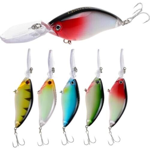 1PCS Minnow Fishing Lure Floating Wobbler Hard Bait 11cm/18g Crankbait Tackle with Treble Hooks Carp Pike Bass Pesca Swimbait