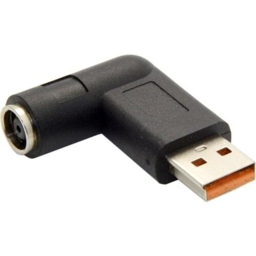 Lenovo adapter 90D Angle DC 7.9*5.4mm Jack to Lenovo Yoga Special USB Charger Power Adapter for Lenovo Yoga3 4 11 Laptop
