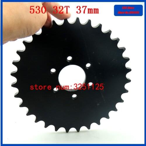 ATV 530 37mm 32T Sprocket Fit for China 150CC 200CC 250CC 530'' Chain Drive UTV Go Kart Buggy Quad Bike Scooter Motorcycle