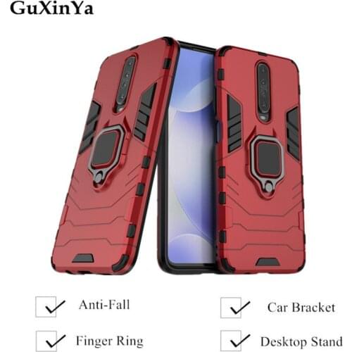 Phone Case Redmi K30 Cases Luxury Armor Magnetic Ring Back Cover For Xiaomi Redmi K30 Funda Redmi K30 5G Coque 6.67"