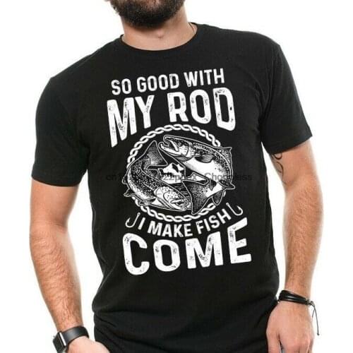 Fishing T shirt Gift For Fisherman Fisher Tee Shirt Funny Fishing Rod Shirts